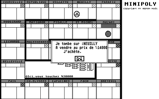 Minipoly atari screenshot